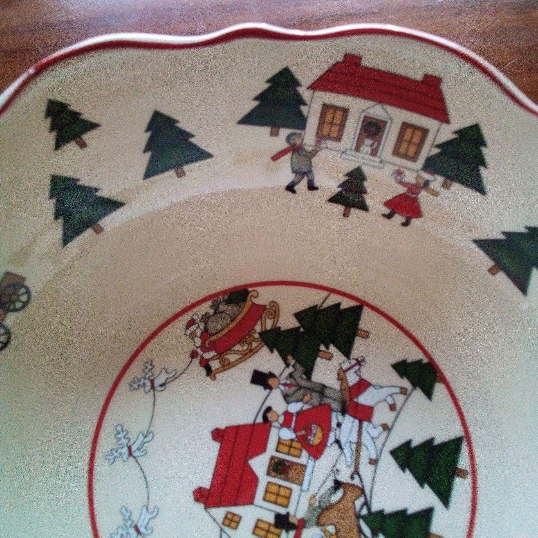 ウェッジウッドグループ　メイソンズクリスマス　陶器ボウル