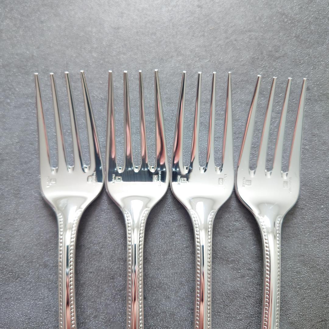 希少 美品 クリストフル パール サラダフォーク 4点