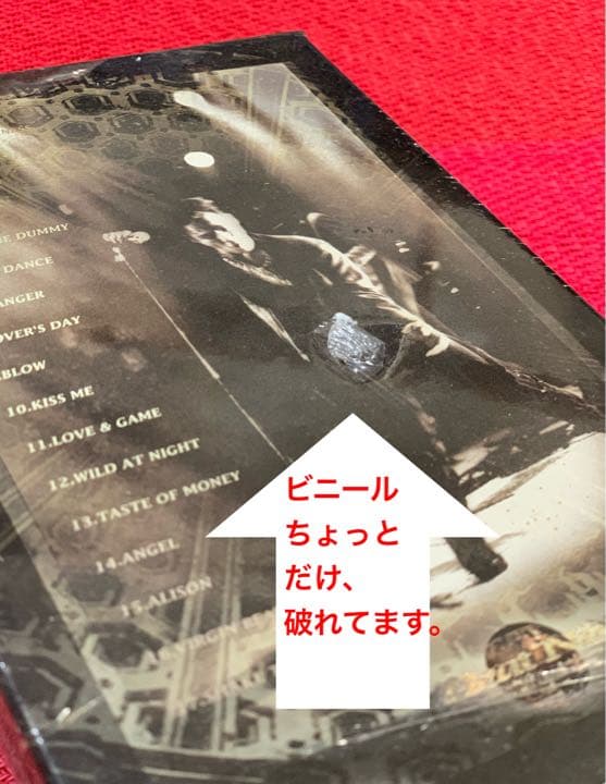 氷室京介/LIVE AT THE TOKYO DOME【V H S】【未開封】