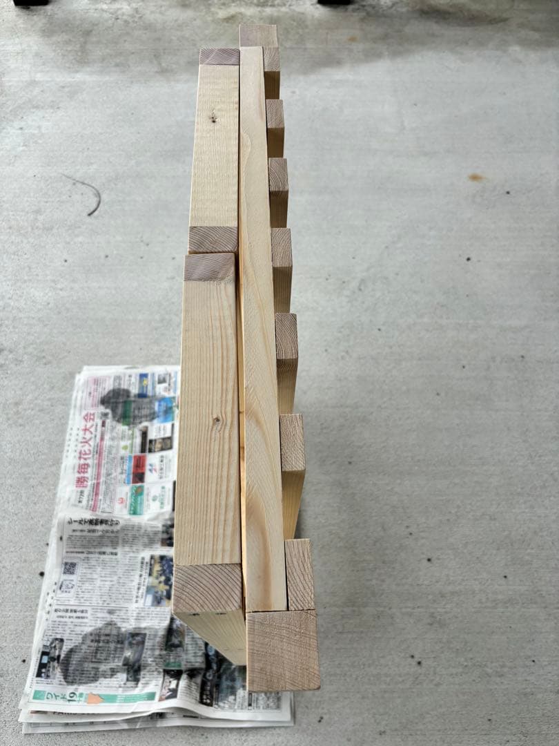 手作り　 レジカウンター　2段オープンシェルフ　マルシェ　イベント　出店