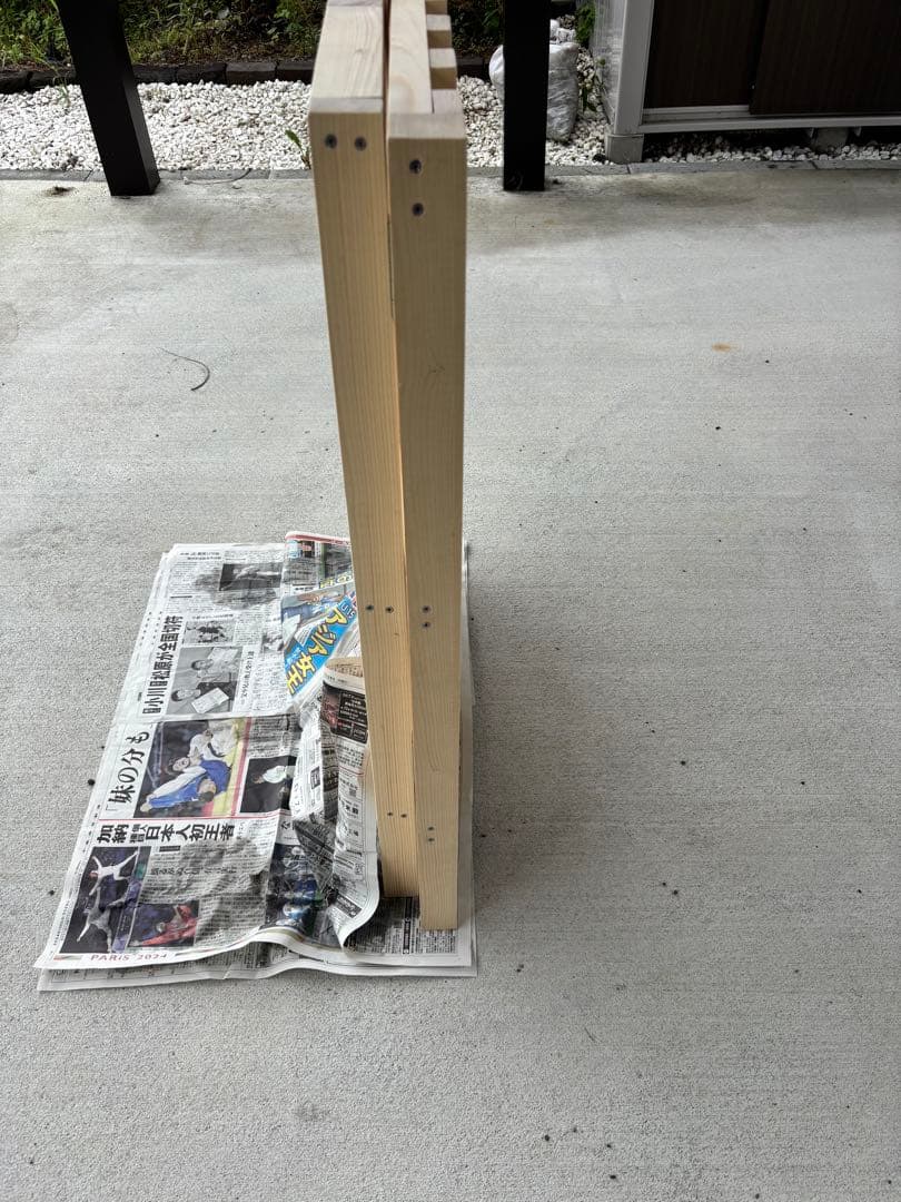 手作り　 レジカウンター　2段オープンシェルフ　マルシェ　イベント　出店