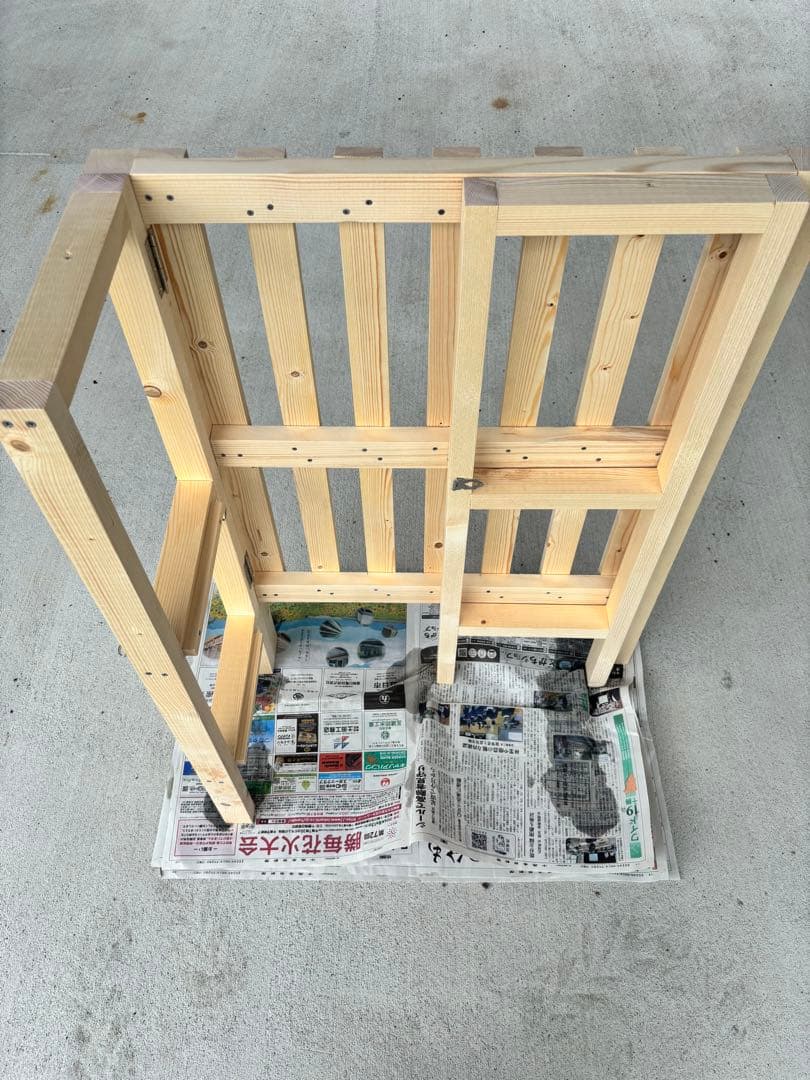 手作り　 レジカウンター　2段オープンシェルフ　マルシェ　イベント　出店