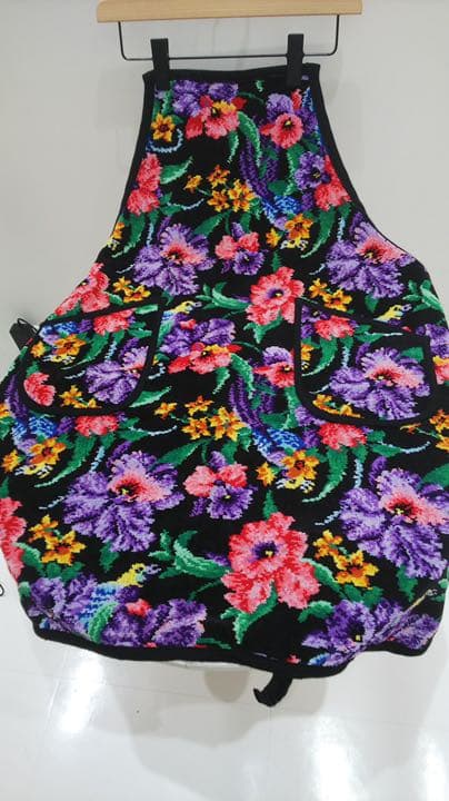 エプロン　シェニール織