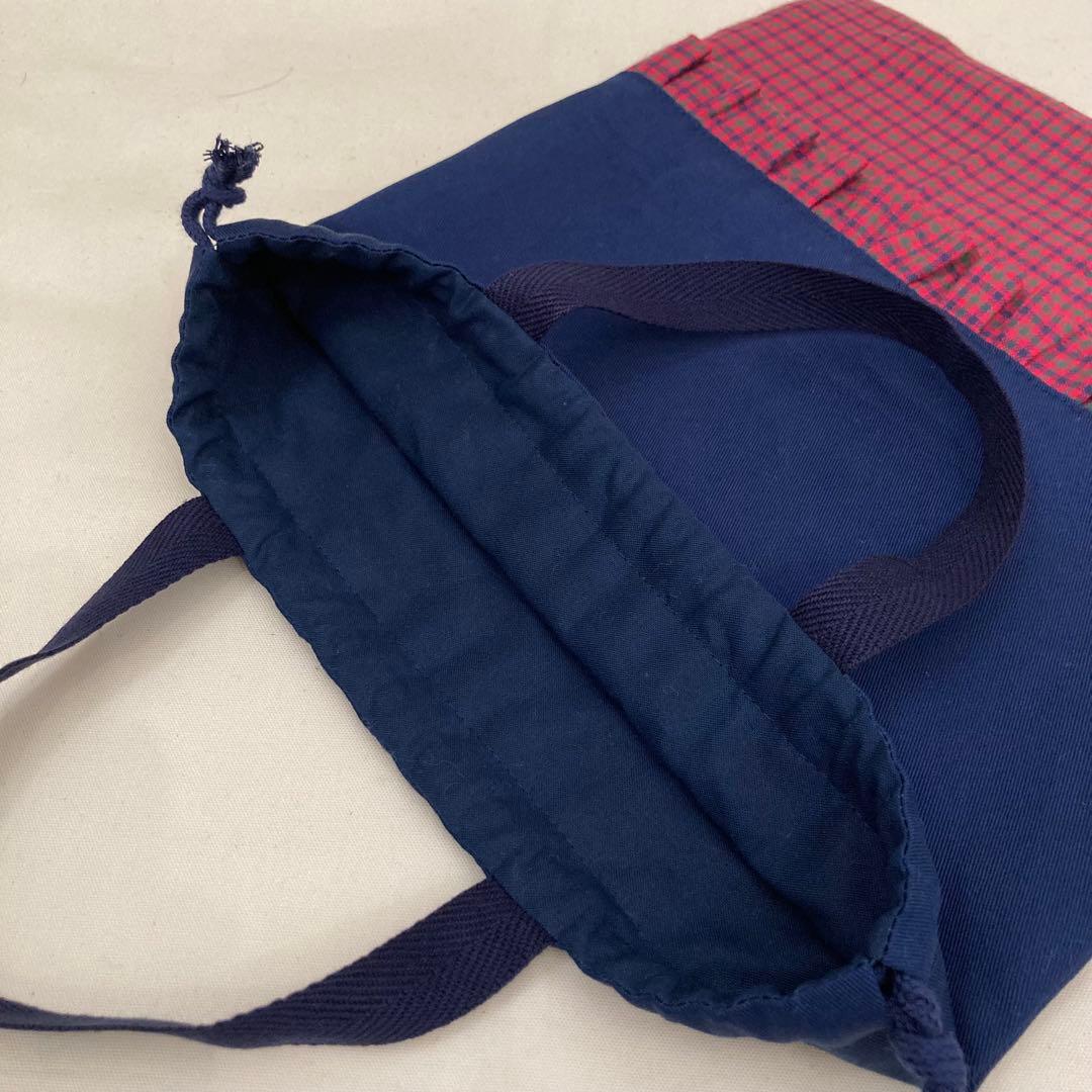 【受注】《ファミリア好きの方に》通園通学グッズ　5点セット　赤チェック