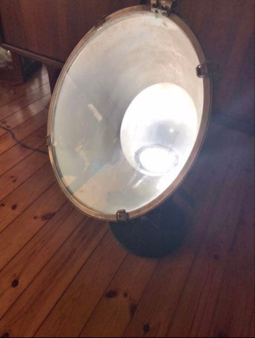 インダストリアル　大型ライト　照明　ヴィンテージ