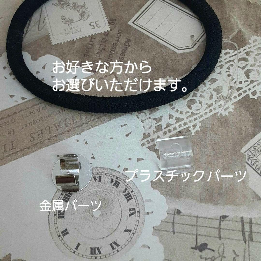 ＃264 ライラック✴ちょうちょ✴レジンヘアゴムキーホルダーブローチ