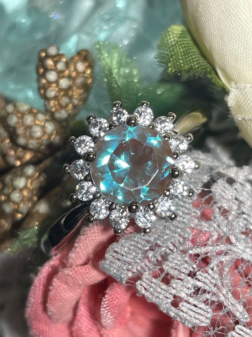 【saphiret】7㎜アンティークサフィレット　シルバーリング