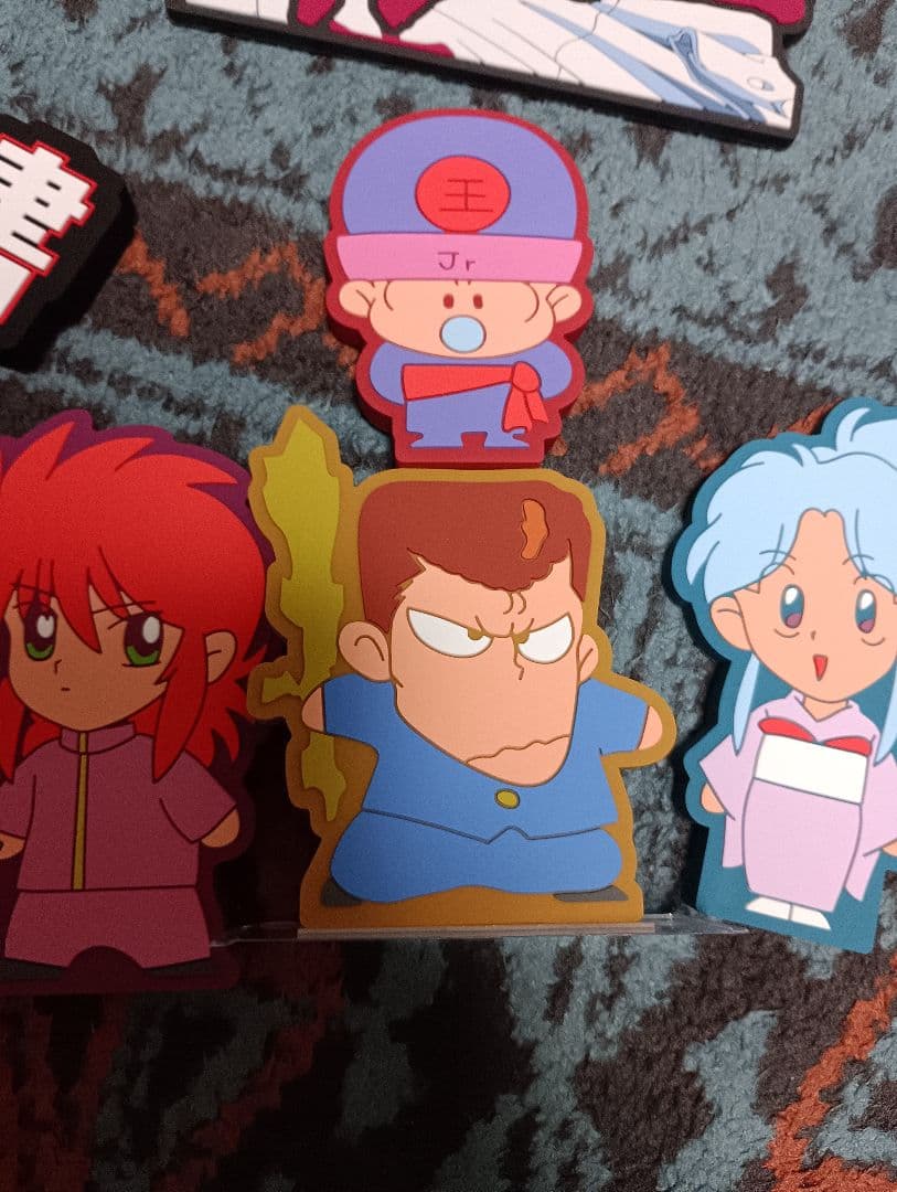 幽遊白書一番くじ　B賞　桑原　SOFVICちゅ　タオル　ラバースタンド