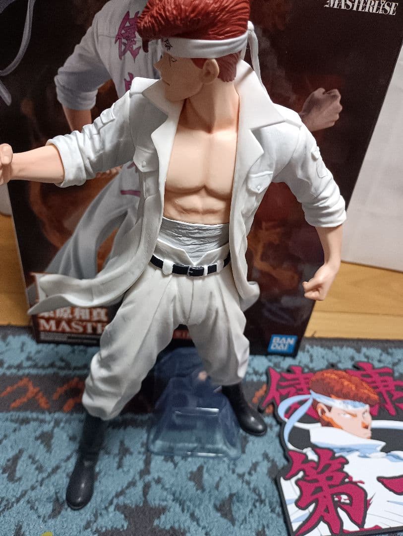 幽遊白書一番くじ　B賞　桑原　SOFVICちゅ　タオル　ラバースタンド