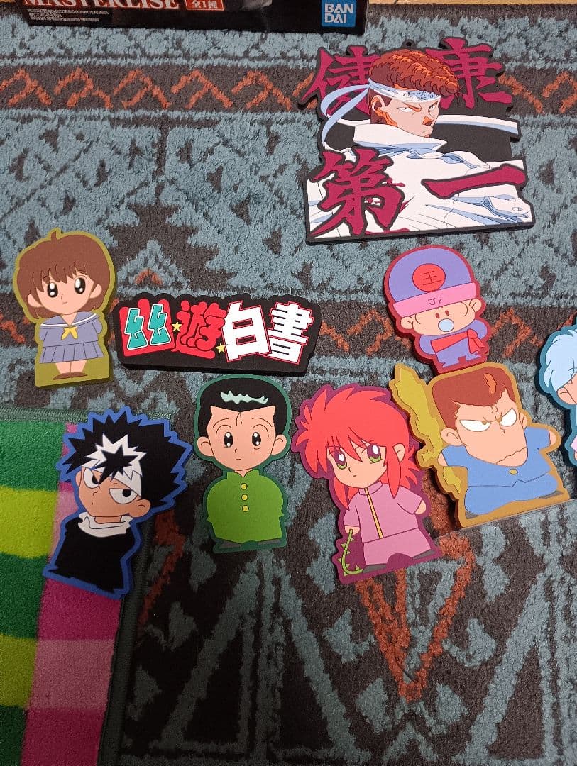 幽遊白書一番くじ　B賞　桑原　SOFVICちゅ　タオル　ラバースタンド