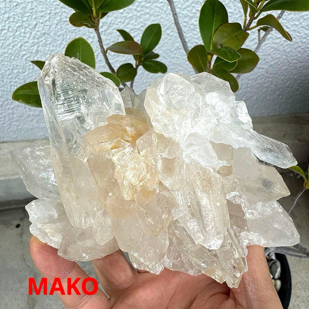 M1687☆マニハール水晶クラスター919g☆天然石　原石☆50116-B