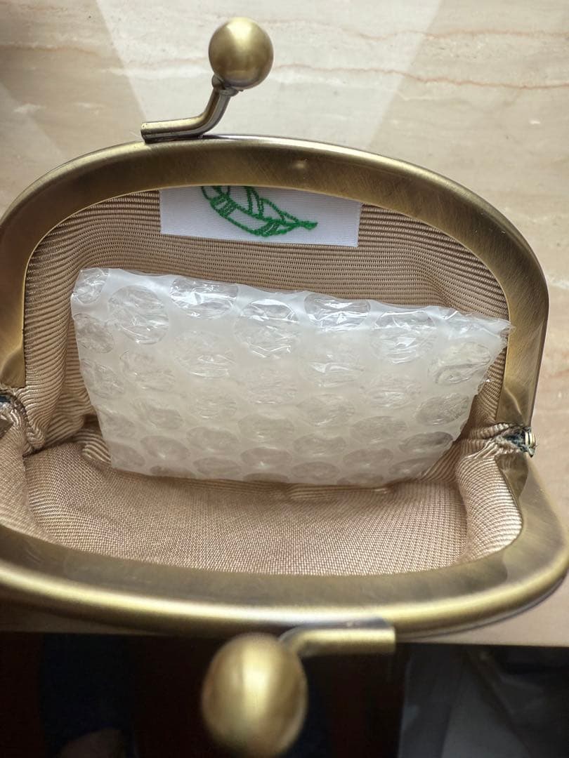 お値下げしました⭐︎芭蕉布ガマ口財布新品未使用品