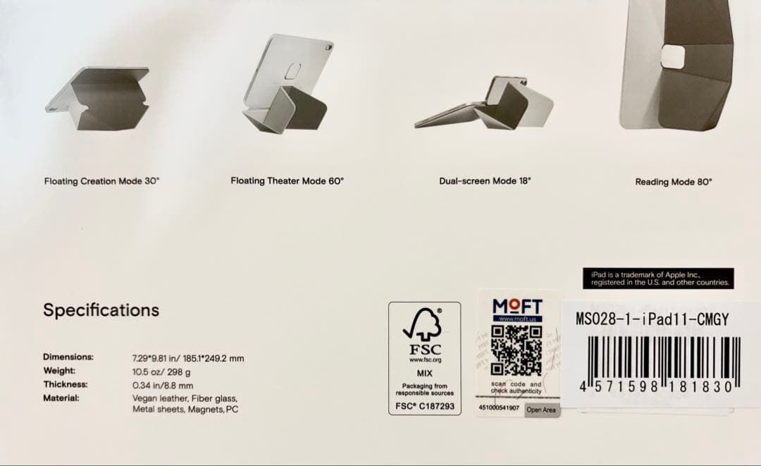 MOFTダイナミックフォリオ／iPad 11世代 （A16)・10世代用／新品