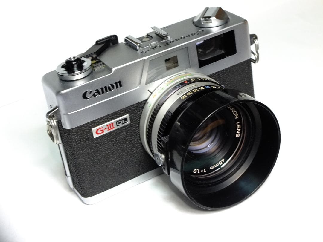 【実写確認整備品】ニューキャノネットQL19G-Ⅲ／CANON LENSf1.9