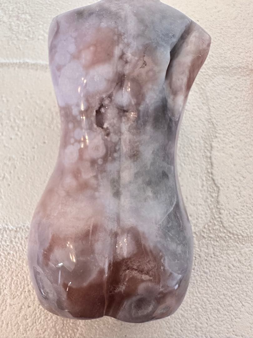 ピンクアメジスト　ブルーアゲート　ウーマンボディ　天然石