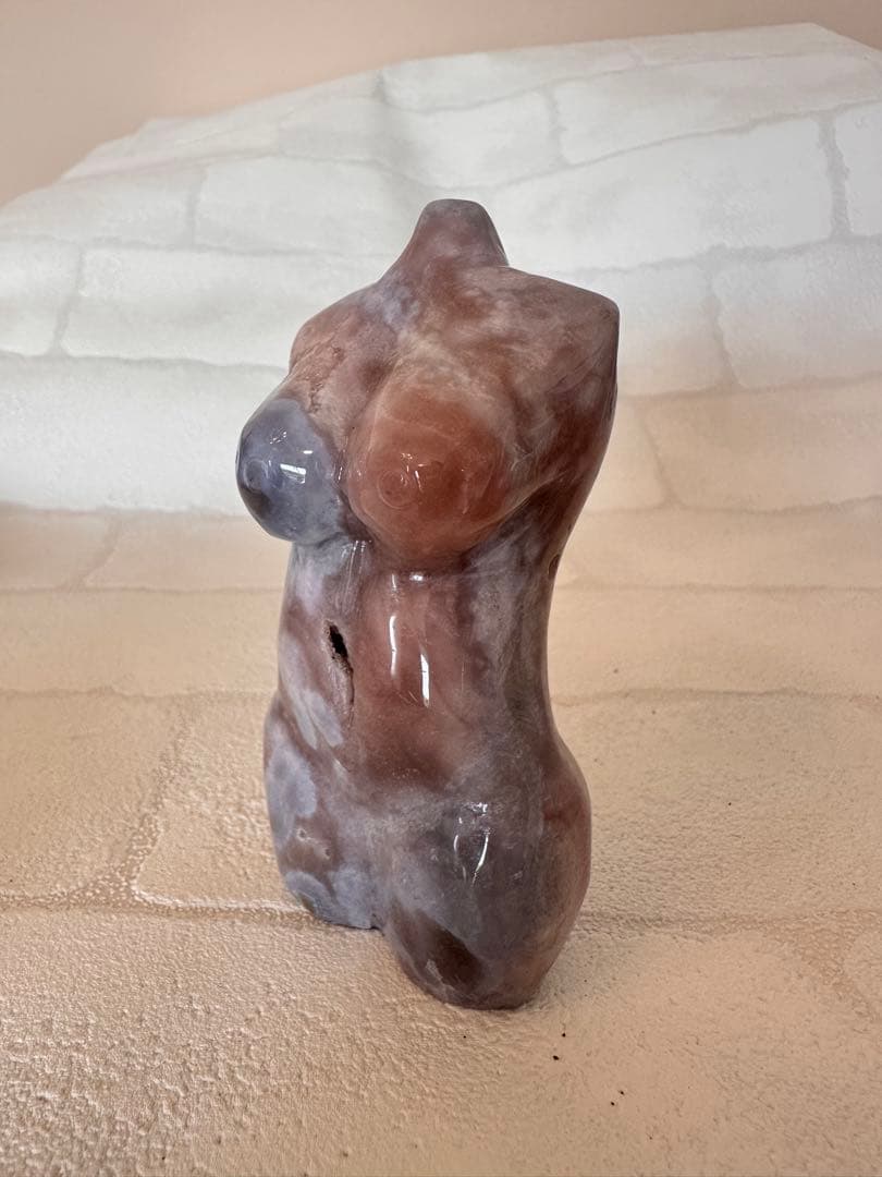 ピンクアメジスト　ブルーアゲート　ウーマンボディ　天然石