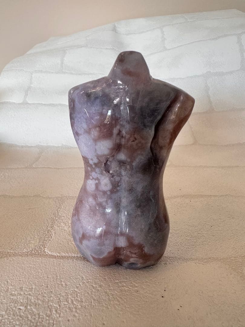 ピンクアメジスト　ブルーアゲート　ウーマンボディ　天然石