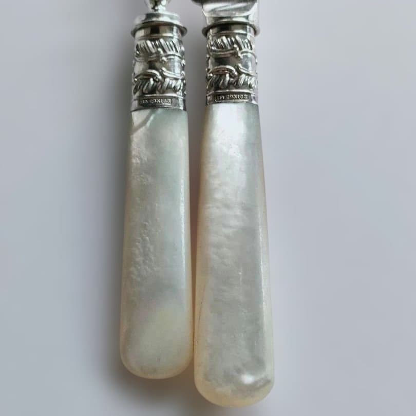 カトラリーセット②　マザーオブパール　白蝶貝　アンティーク　ビンテージ