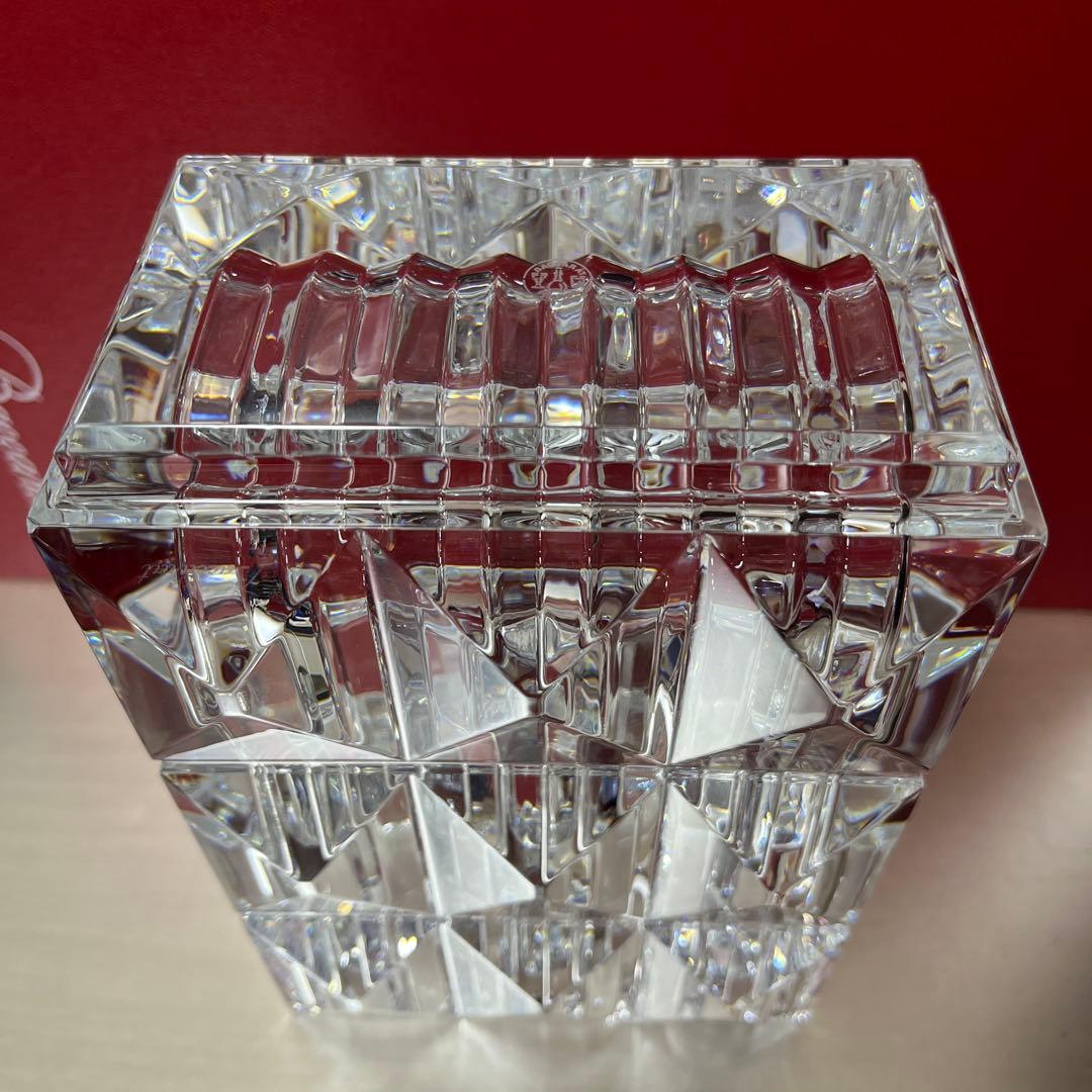 バカラ　ルクソール　ベース　スクウェア　花瓶　新品