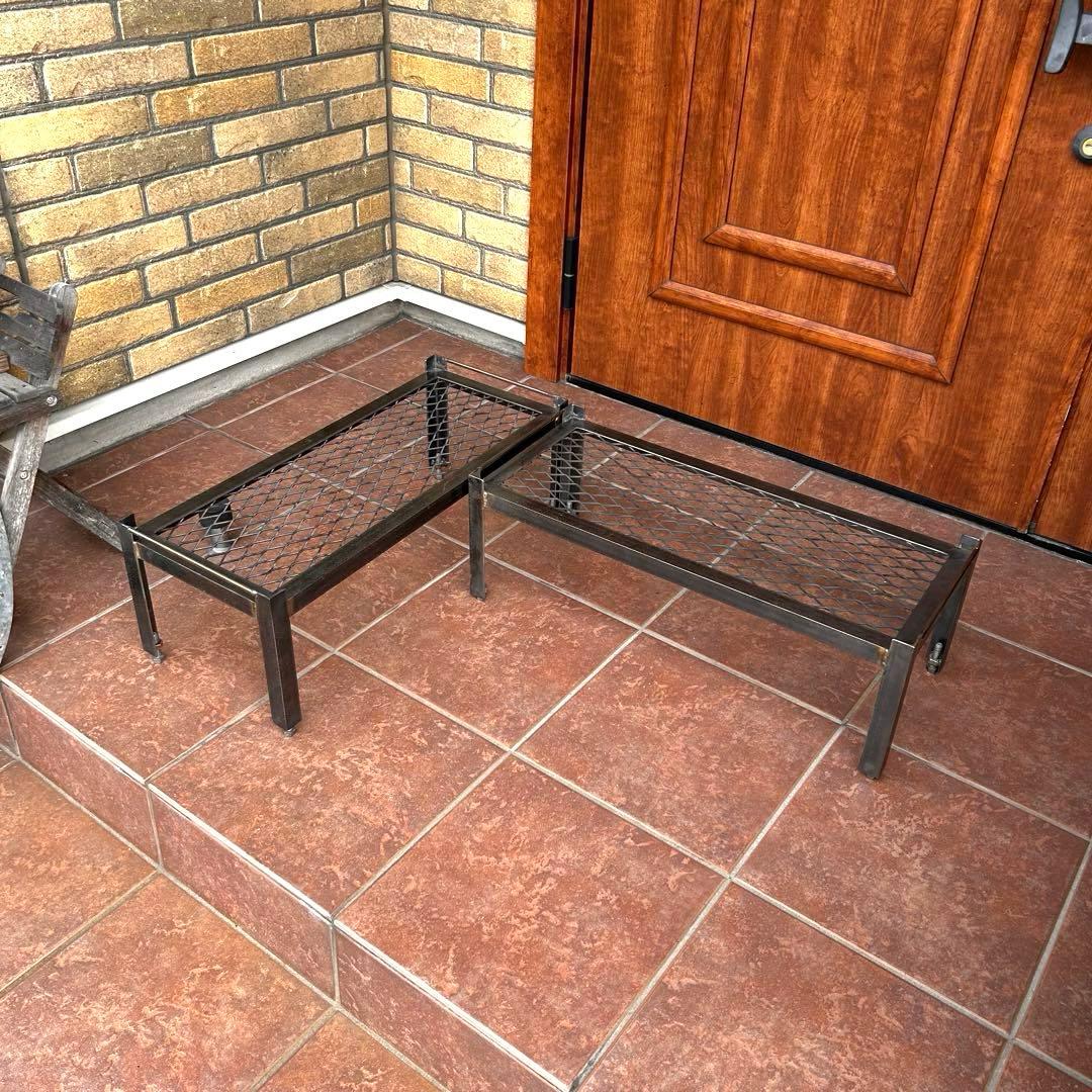 アイアンラック　2台　60cm 植物棚　アガベ　シューズラック　ディスプレイ棚