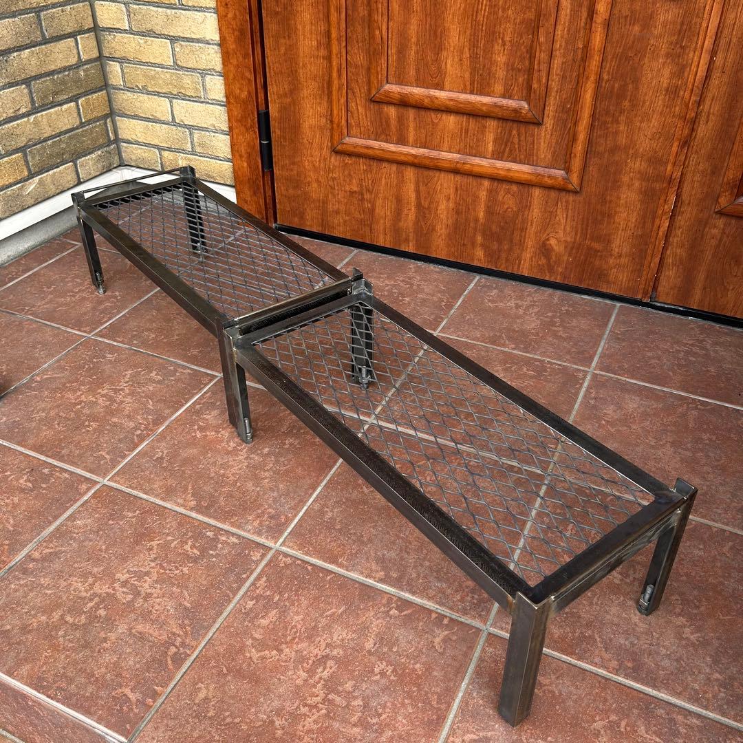 アイアンラック　2台　60cm 植物棚　アガベ　シューズラック　ディスプレイ棚