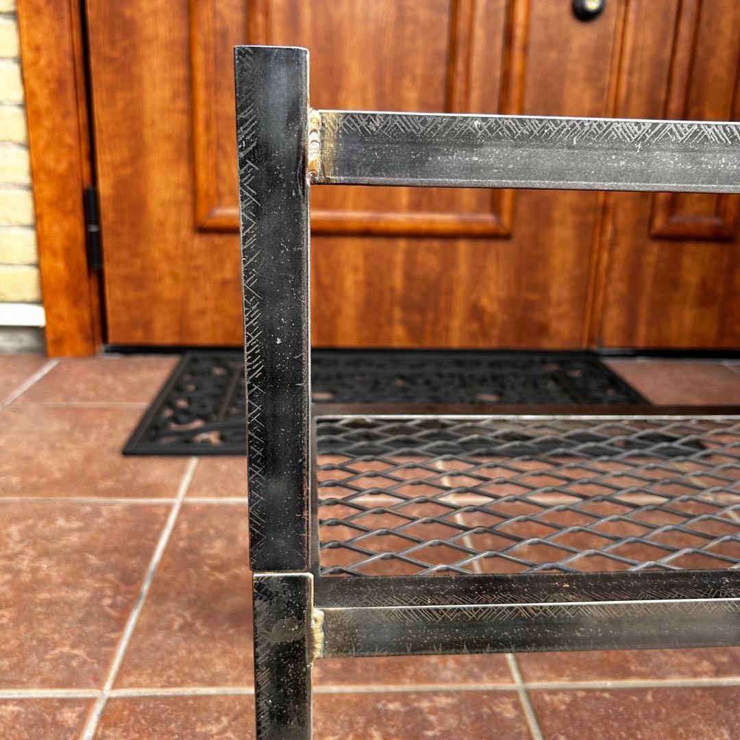 アイアンラック　2台　60cm 植物棚　アガベ　シューズラック　ディスプレイ棚