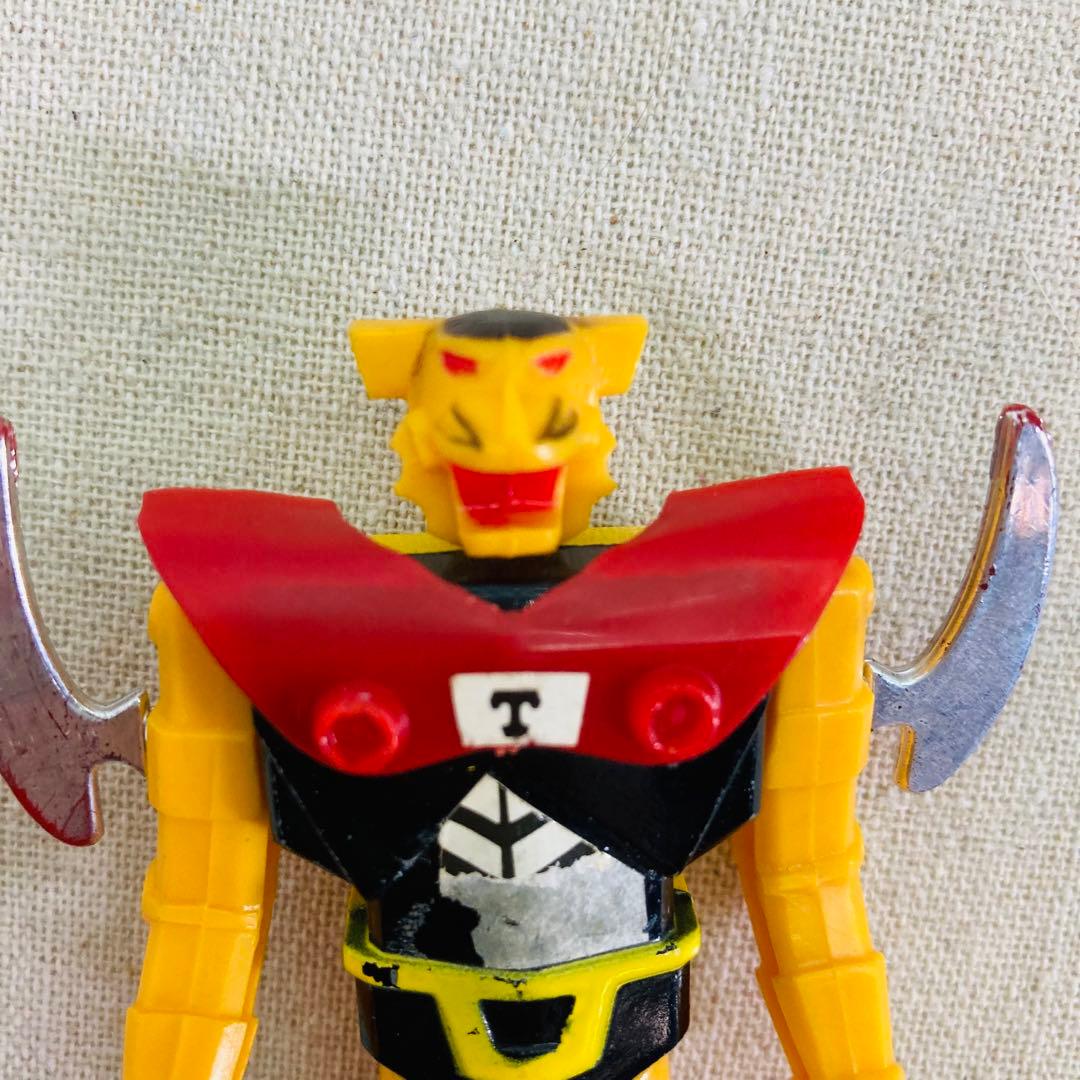 当時物 ミニ合金 龍虎巨人ゴーカイザー　ゴーカイタイガー　タカトクトイス　日本製