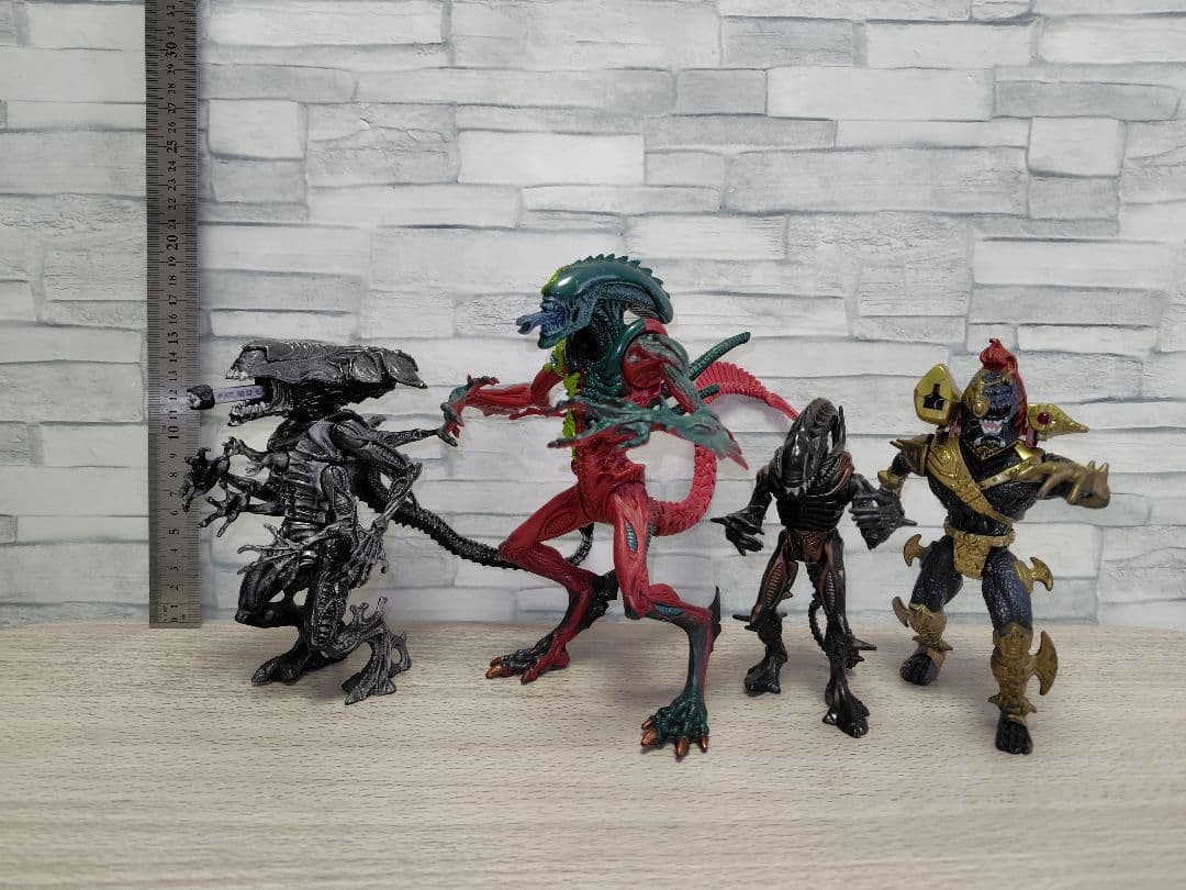 エイリアン + プレデター 4体 セット 　 レトロ　当時物　ケナー社製
