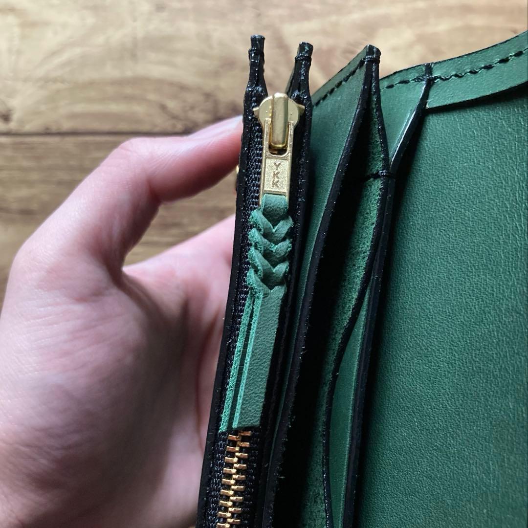 【BMX様ご確認用】ミドルトラッカーウォレット【お札を折らずに収納】