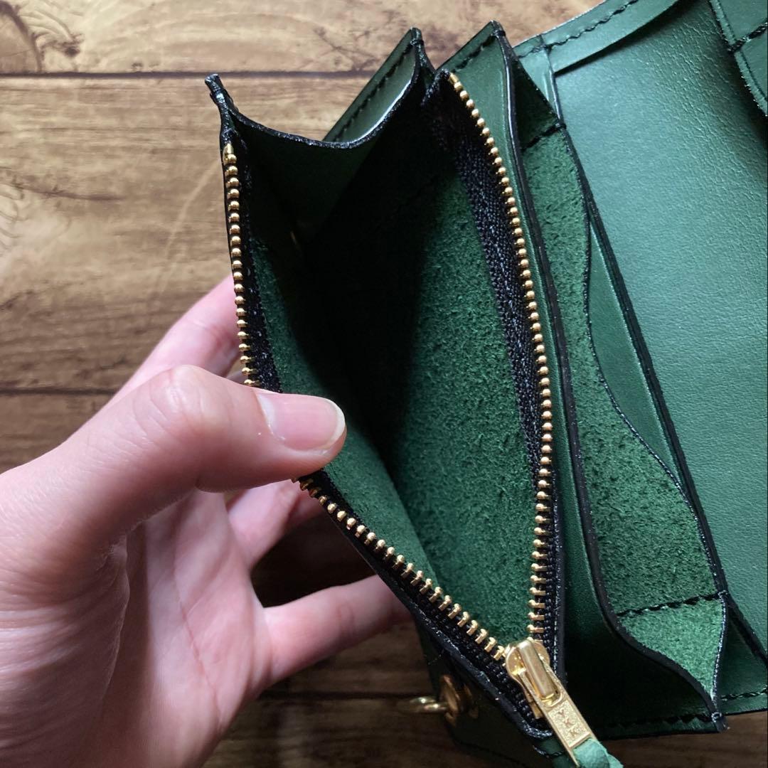 【BMX様ご確認用】ミドルトラッカーウォレット【お札を折らずに収納】