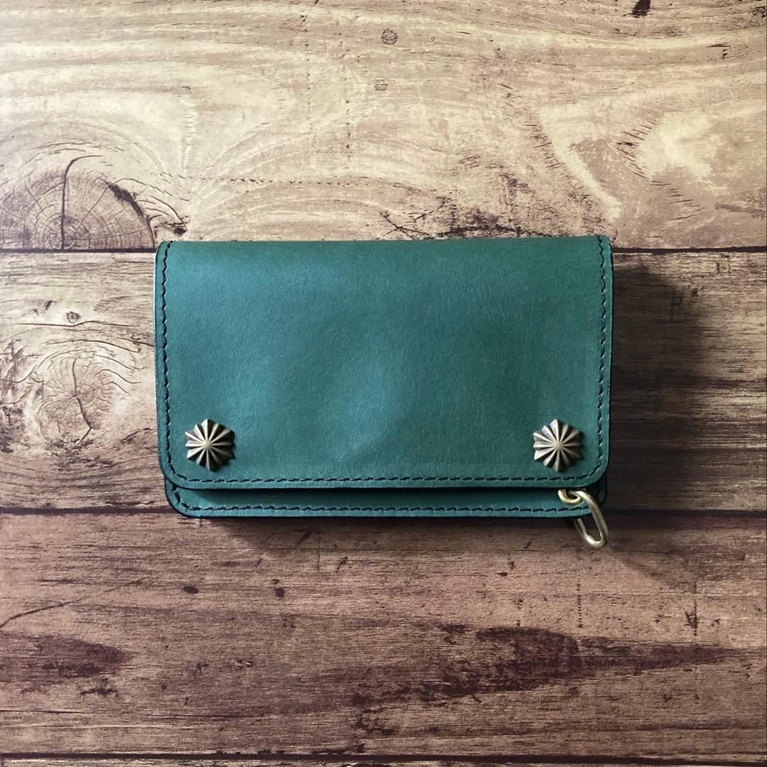 【BMX様ご確認用】ミドルトラッカーウォレット【お札を折らずに収納】