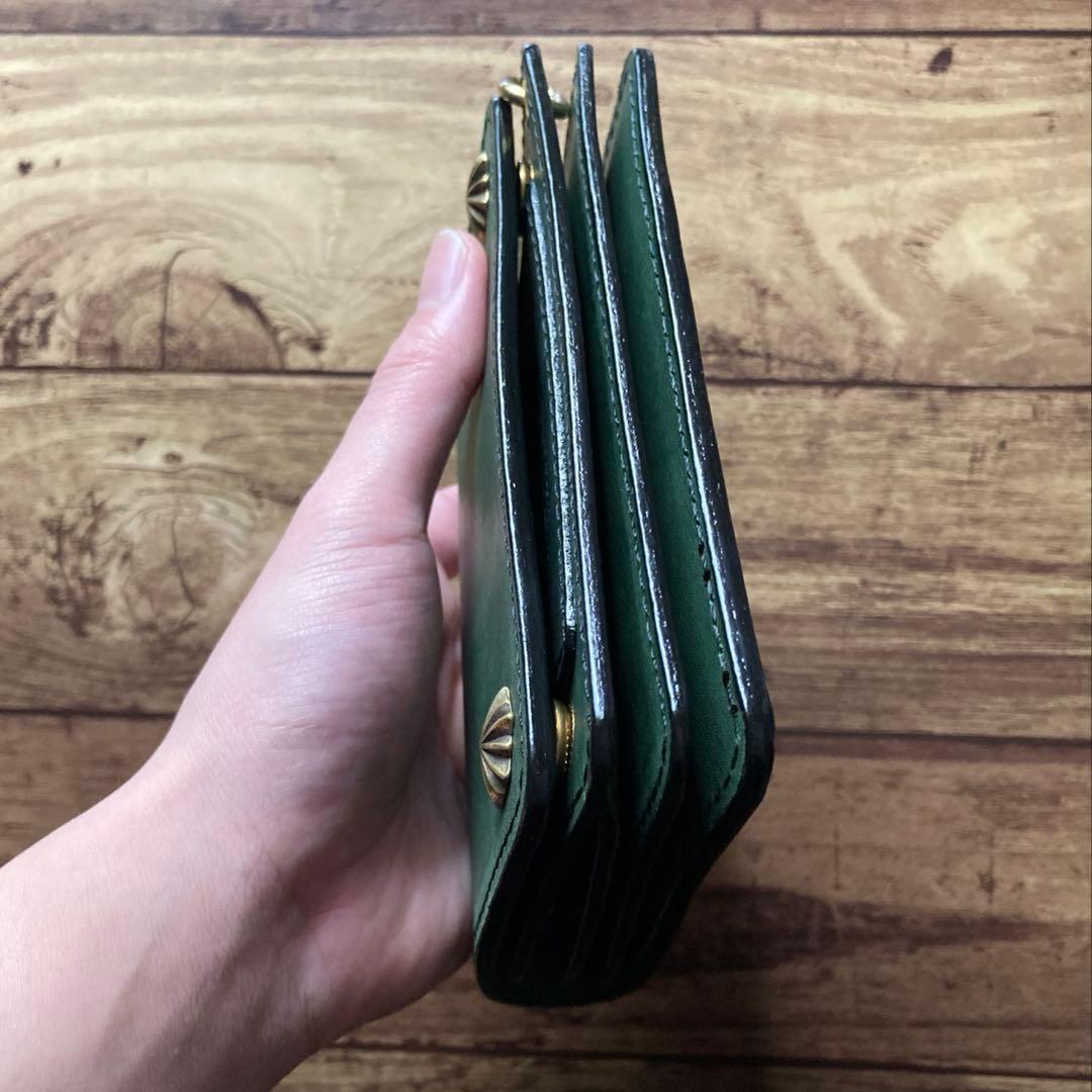 【BMX様ご確認用】ミドルトラッカーウォレット【お札を折らずに収納】