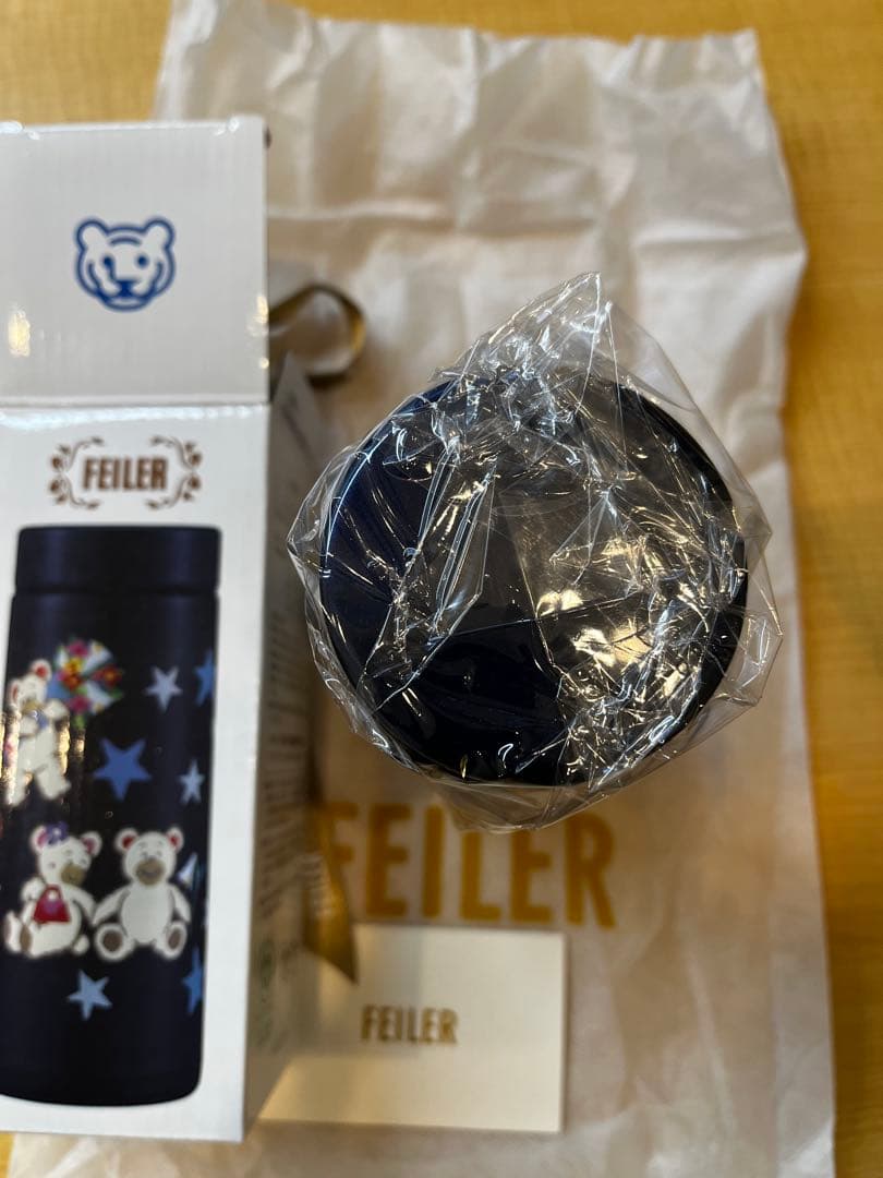 フェイラー　リリアベア　新品未開封　水筒350ml ネイビー