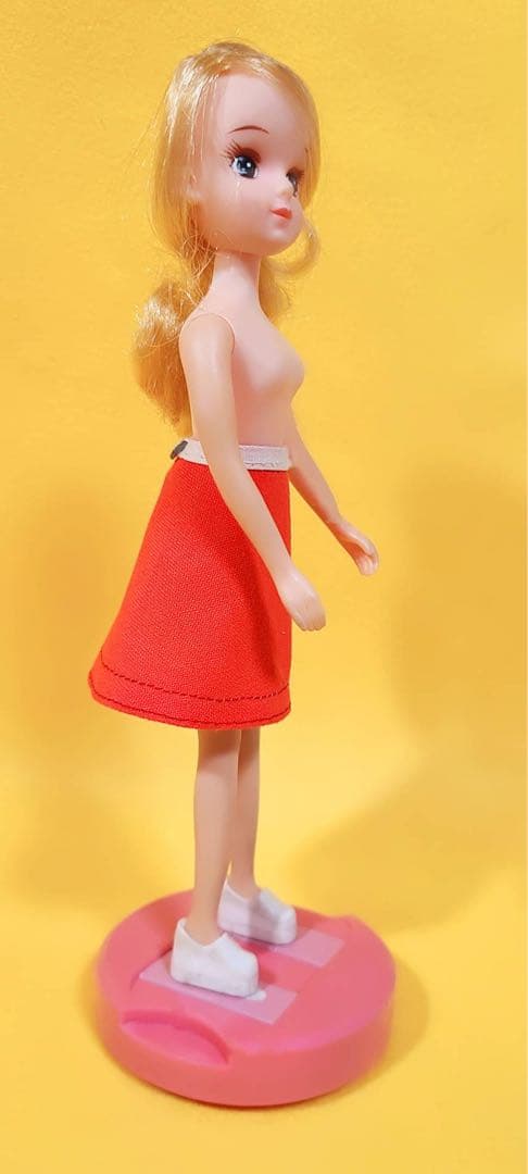 レア昭和レトロ1974年製初代リカタレントのパットちゃん衣裳スカートTAKARA