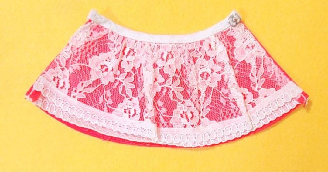 レア昭和レトロ1974年製初代リカタレントのパットちゃん衣裳スカートTAKARA