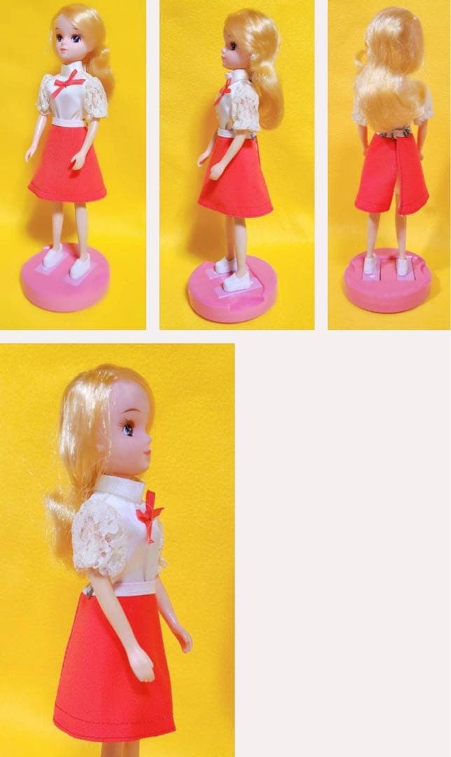 レア昭和レトロ1974年製初代リカタレントのパットちゃん衣裳スカートTAKARA