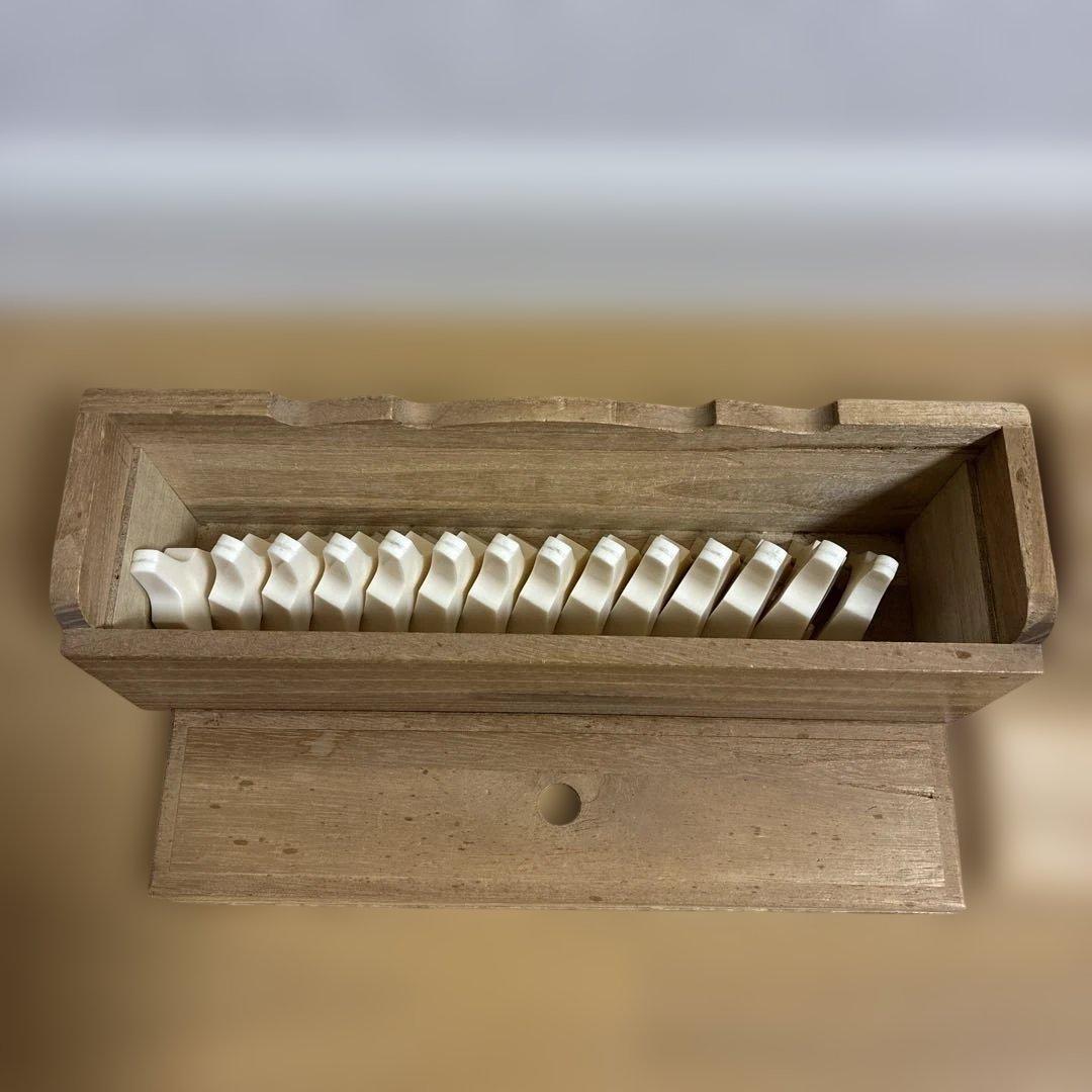 琴柱と木箱セット 2組 （琴柱全28個） 高級品③