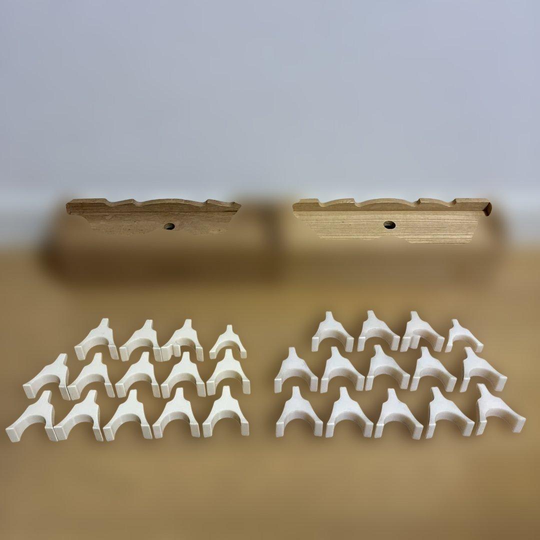 琴柱と木箱セット 2組 （琴柱全28個） 高級品③