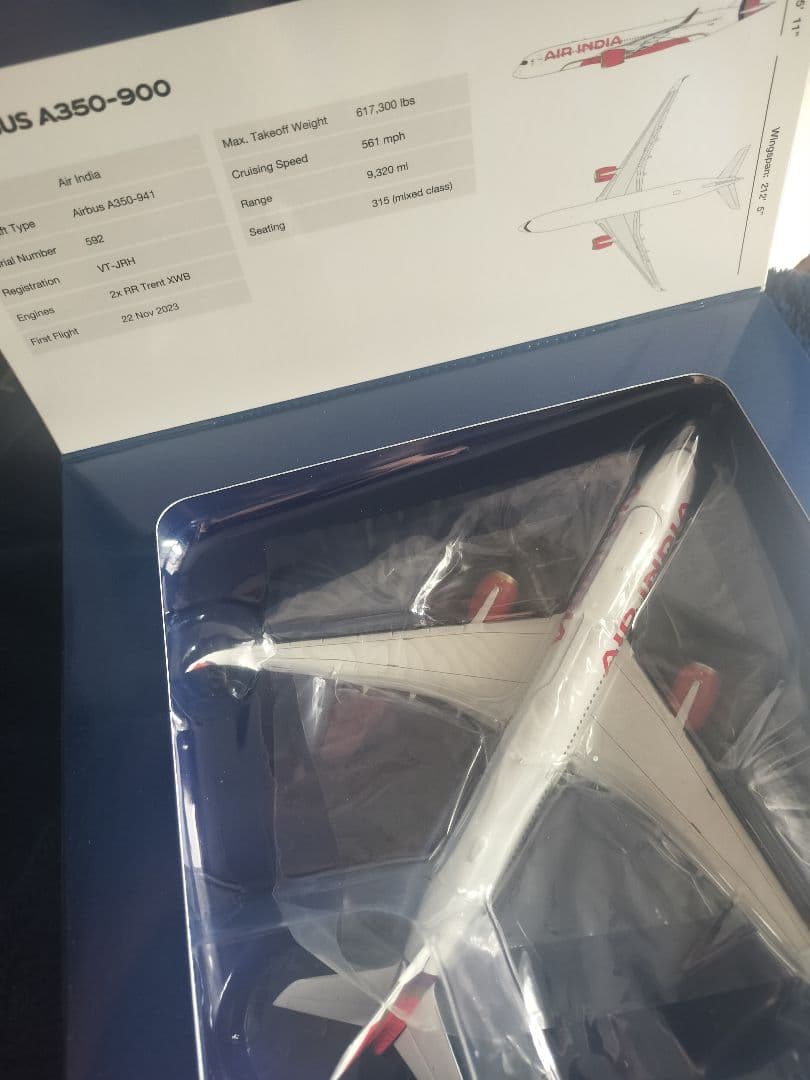 航空機・ヘリコプター Gemini Jets AIR INDIA A350-900 1/400