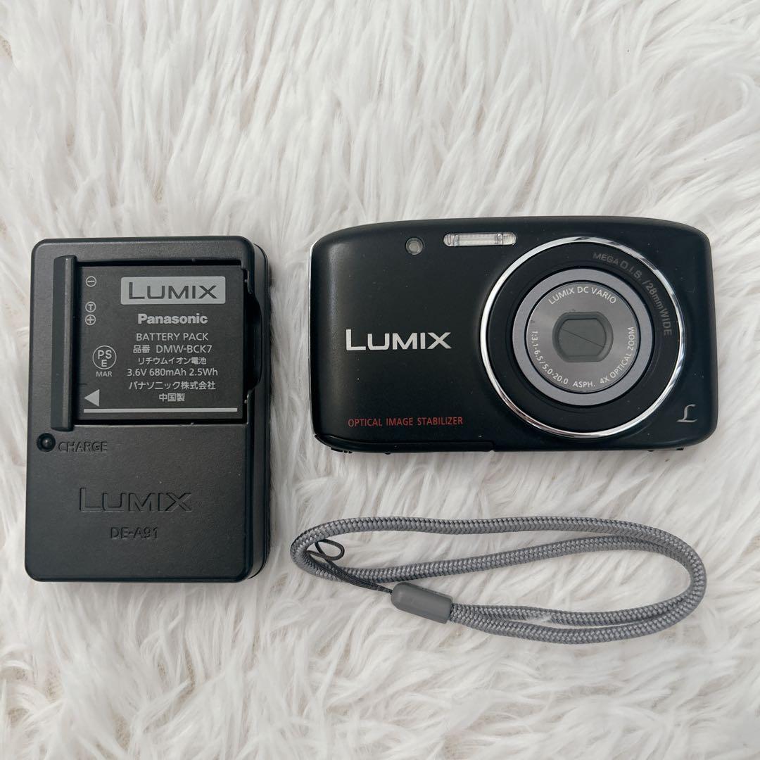 【極美品】Panasonic LUMIX DMC-S2 ブラック デジタルカメラ