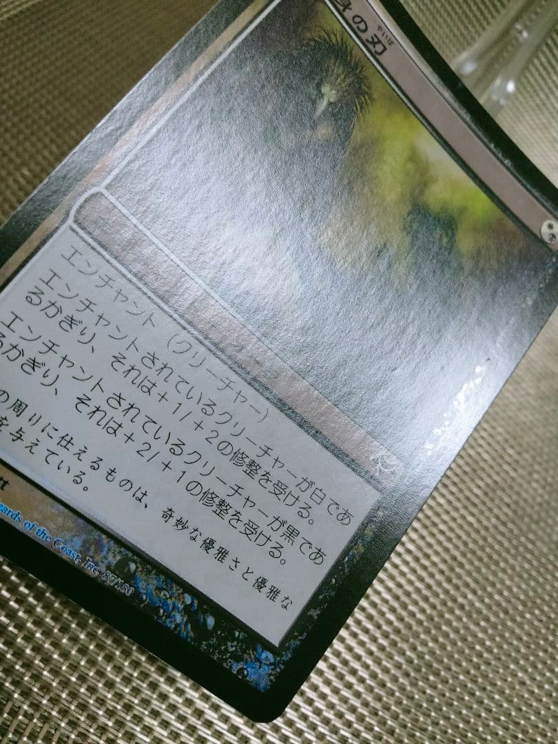 【ご確認用】イーブンタイド foil 御身の刃 日本語 1枚　MTG