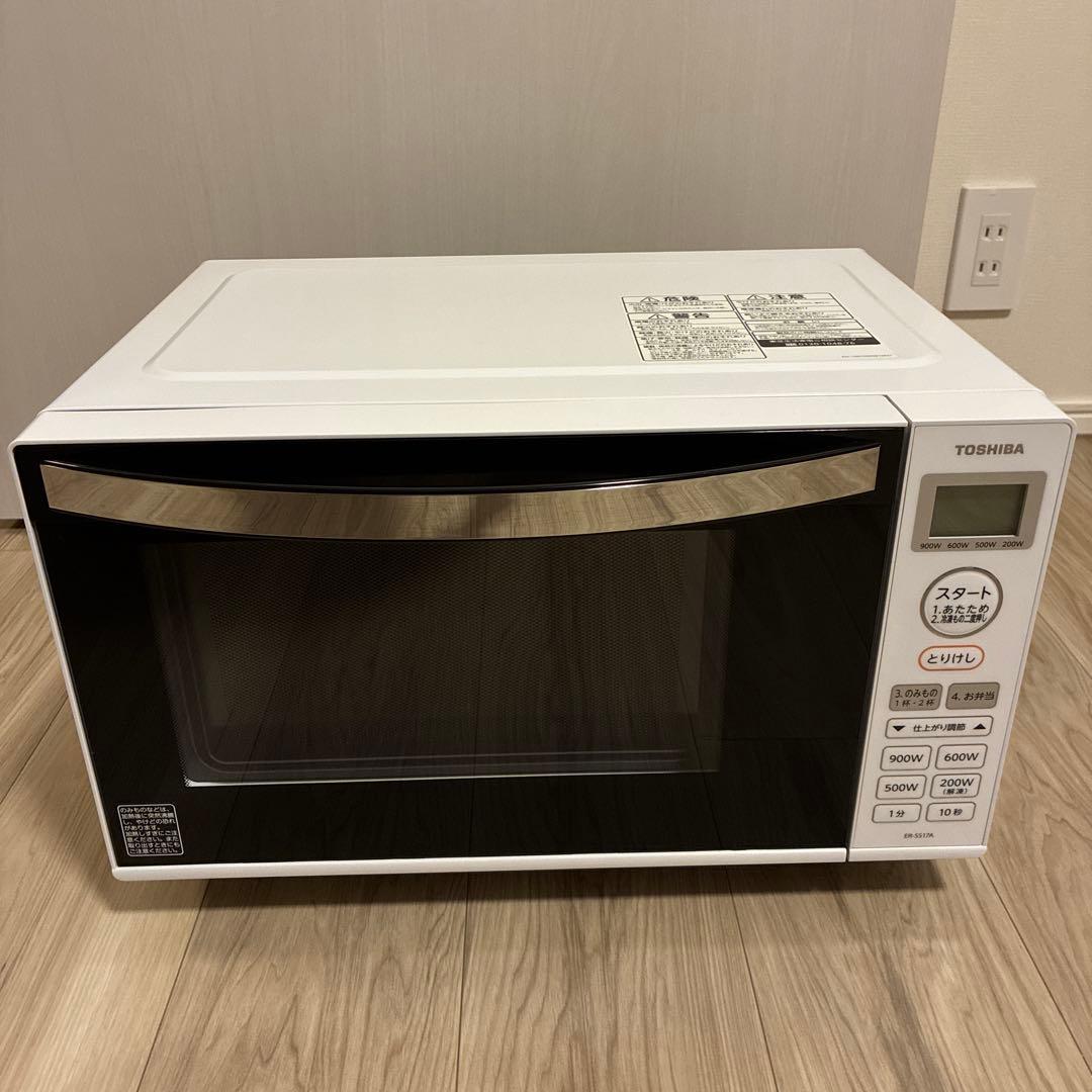 東芝 ER-SS17A ホワイト 単機能レンジ 2020年製