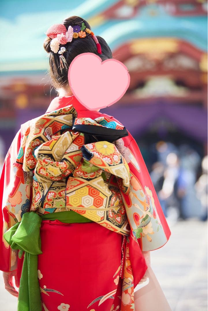 七五三　着物　7歳　セット　正絹　セット