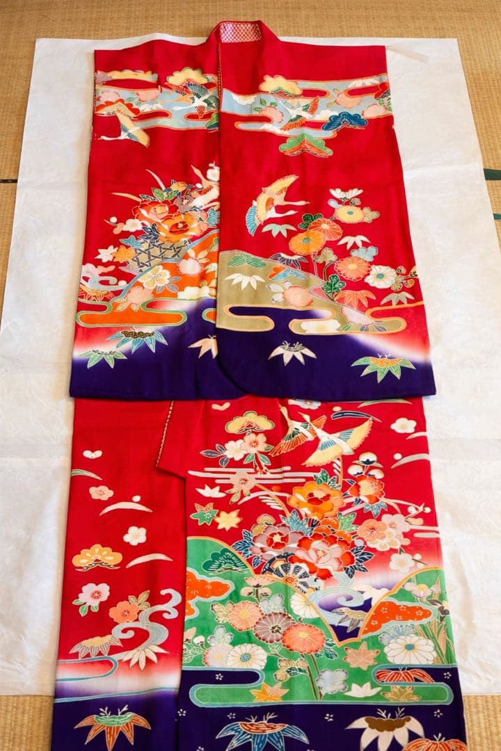 七五三　着物　7歳　セット　正絹　セット