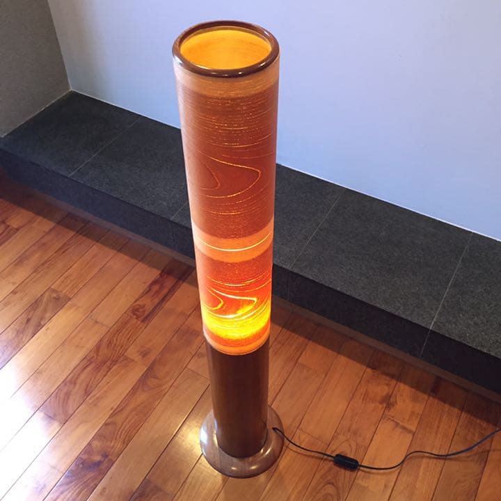 【橋乃口藤工芸工房】フロアスタンドライト　ライト　照明　間接照明