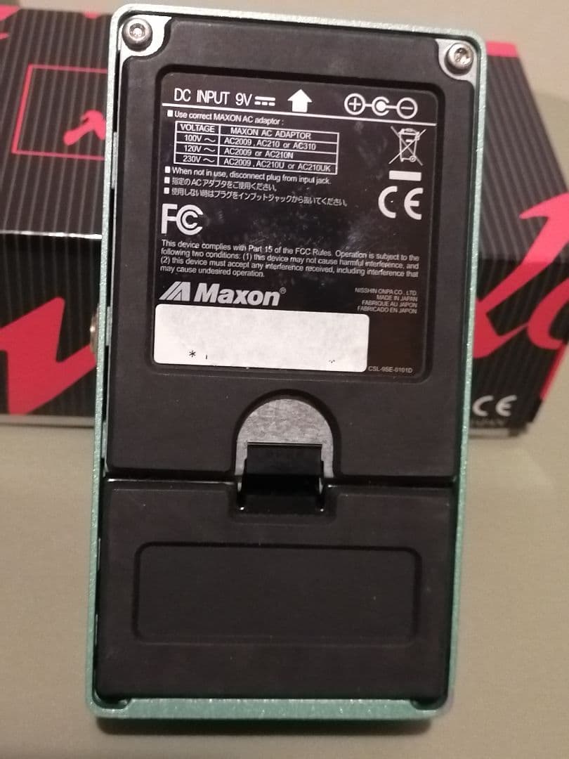 【日本製・付属品完備】MAXON OOD9 Organic Overdrive