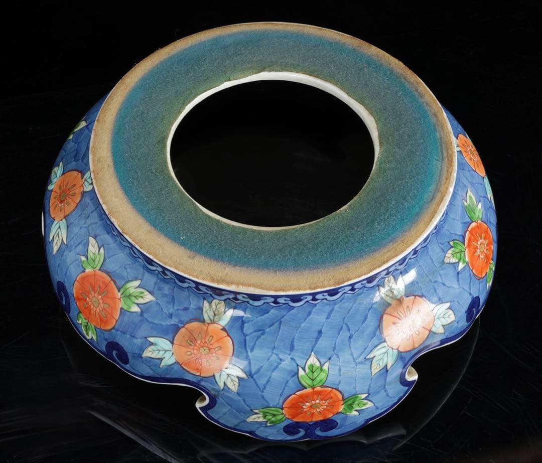 有田焼 耕右衛門 染錦金彩色絵 獅子摘蓋沈香壺 特大98cm 飾壺 古美術 骨董