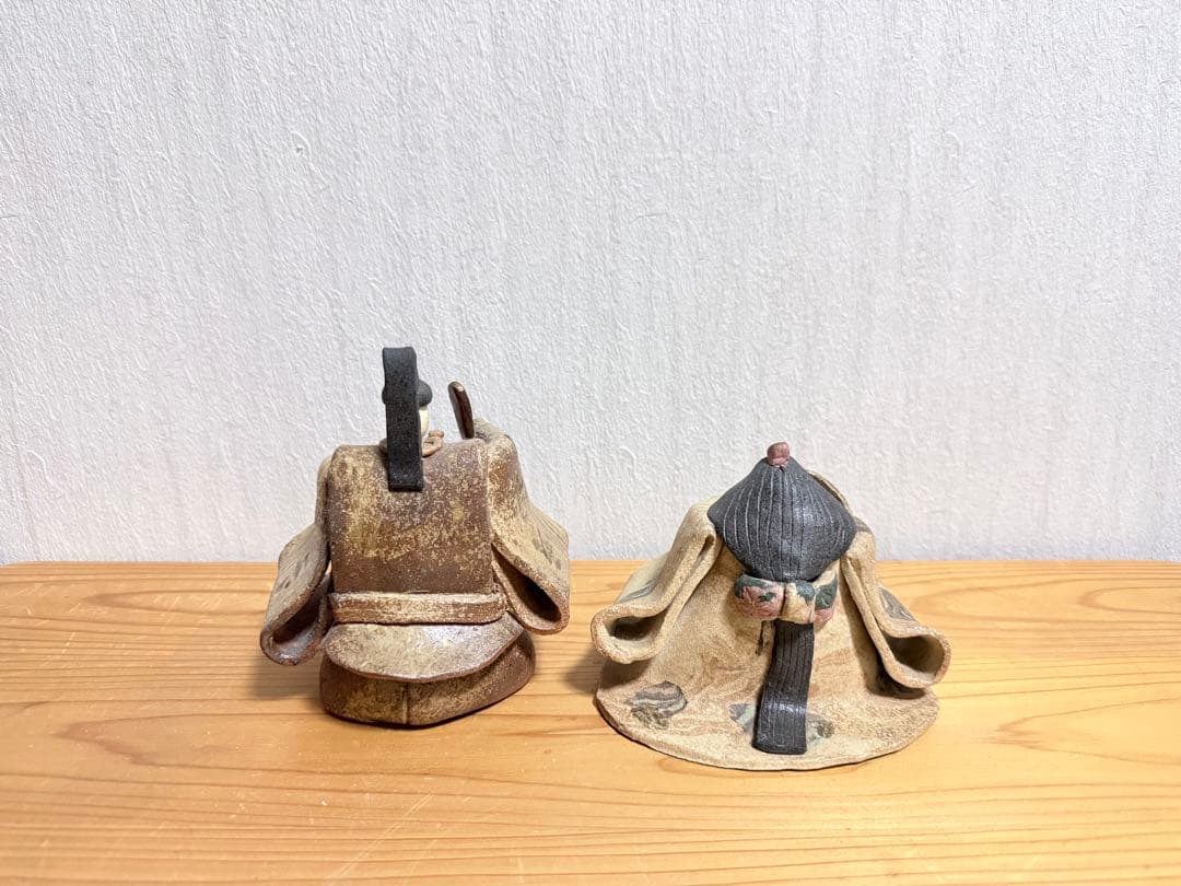 陶器製 雛人形 手づくり　ひな祭り　J