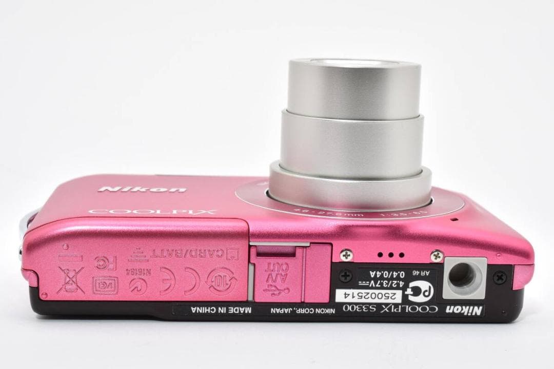 極美品 ニコン　Nikon COOLPIX S3300 ピンク ＃A514
