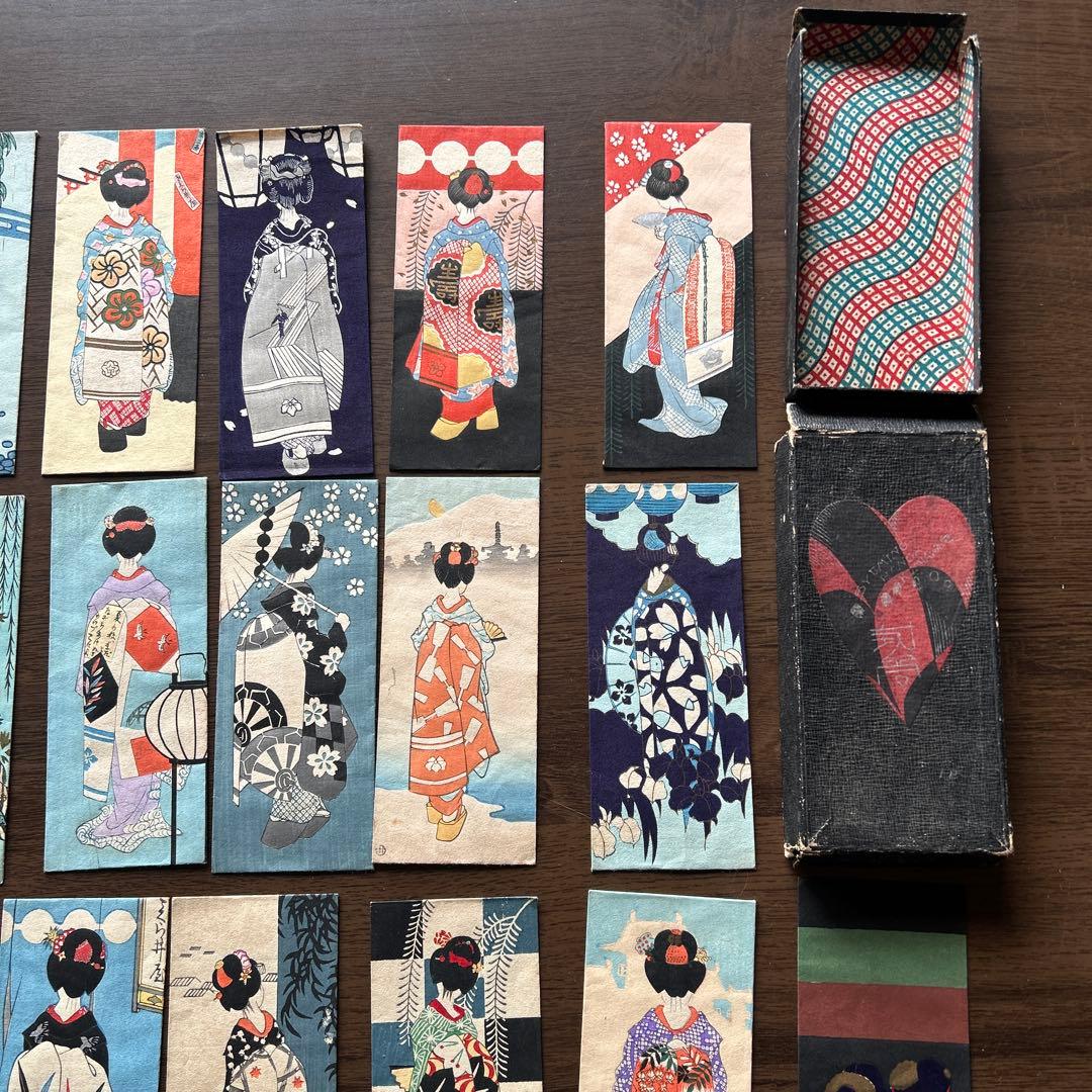 絵封筒　レトロ　京都　京極　さくら井屋　木版